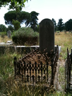 Thomas Dobie's Grave at Smythesdale General Cemetery, Victoria
